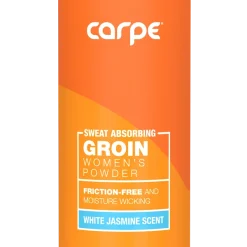 Carpe Sweat Absorbing Talc-Free Body Powder for Women.
